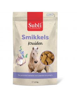 Subli Smikkels - Paardensnack - Kruiden 1.5 kg