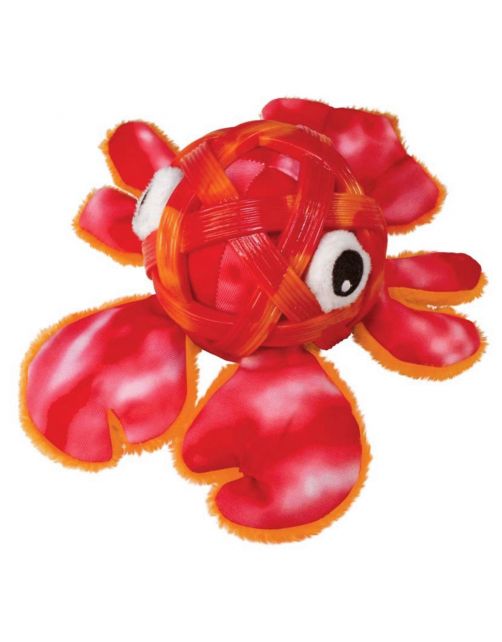 Kong Sea Shells Lobster - Hondenspeelgoed - Rood Medium/Large