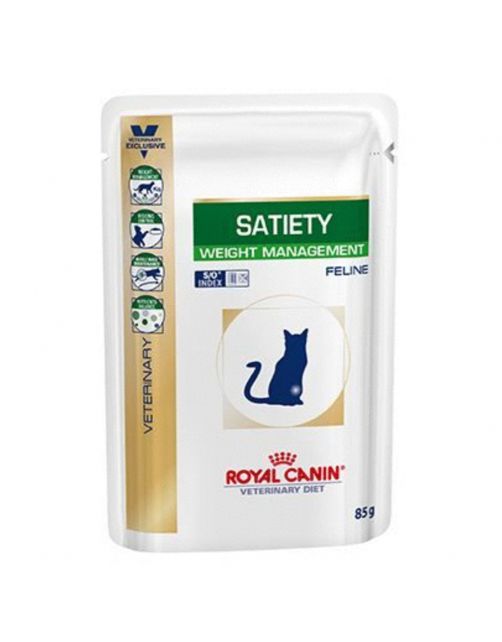 Royal Canin Veterinary Diet Satiety Weight Management Wet - Kattenvoer - 12x85 g