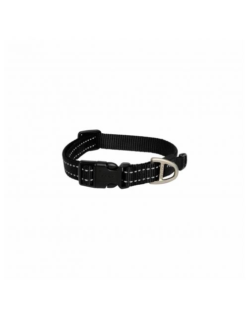 Rogz Utility Halsband - Hondenhalsband - 26-40x1.6 cm Zwart M