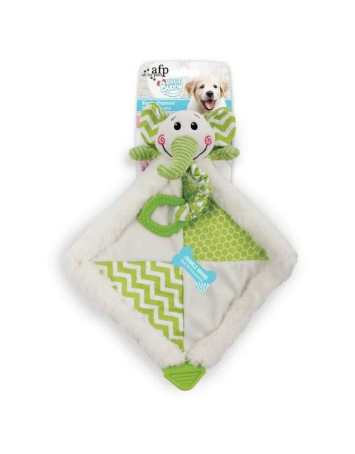 All For Paws Blanky Elephant - Hondenspeelgoed - 40x34x10 cm Multi-Color