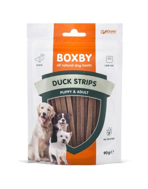 Boxby Duck Strips - Hondensnacks - Eend 90 g