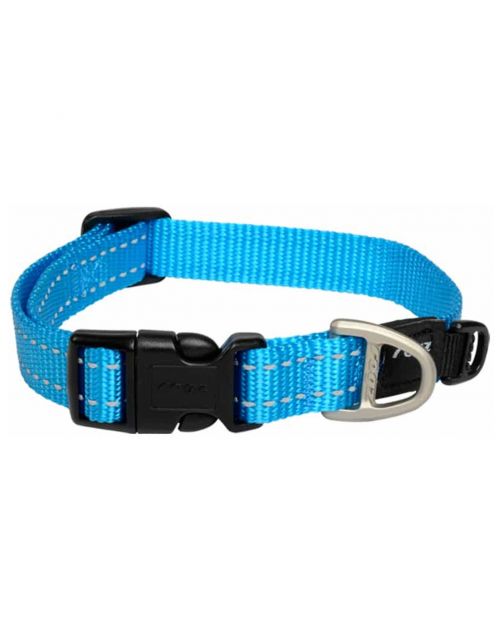 Rogz Utility Halsband - Hondenhalsband - 26-40x1.6 cm Turquoise M