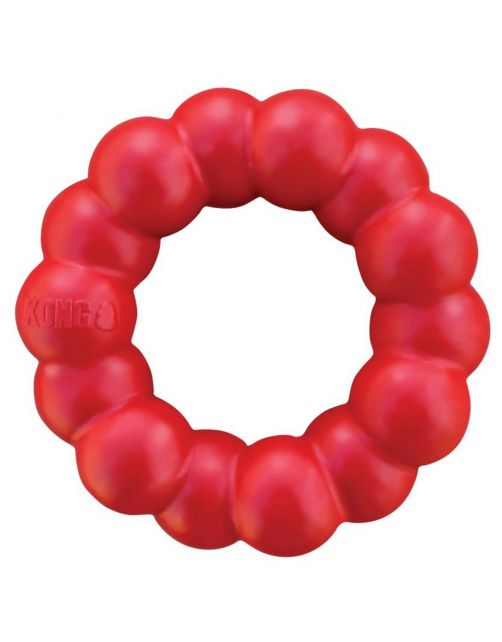 Kong Ring - Hondenspeelgoed - Rood Medium/Large