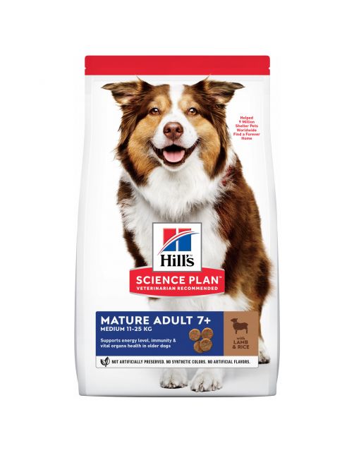 Hill's Canine Senior Lam&Rijst - Hondenvoer - 12 kg