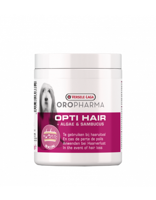Versele-Laga Oropharma Opti Hair Dog Tegen Haaruitval - Voedingssupplement - Huid - Vacht - 130 g Granules