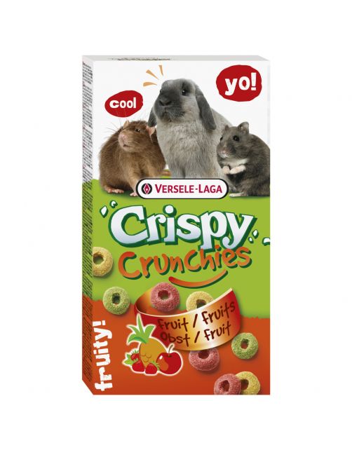 Versele-Laga Crispy Crunchies - Knaagdiersnack - Fruit 75 g