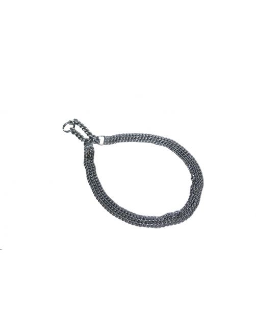 Ploeg Slipketting Geslepen 3 Rijen - Hondenhalsband - 65x0.2 cm Chroom