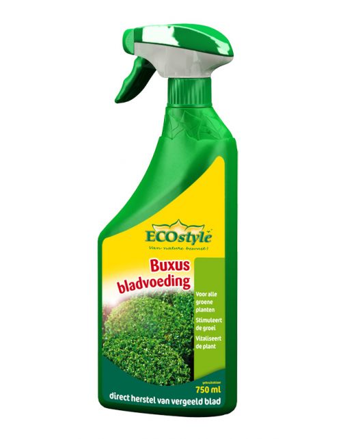 Ecostyle Buxus Bladvoeding Gebruiksklaar - Siertuinmeststoffen - 750 ml
