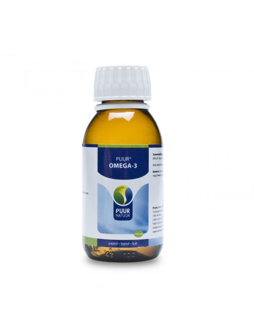 Puur Natuur Omega-3 - Voedingssupplement - Huid - Vacht - 100 ml