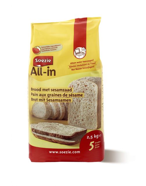Soezie All-In Brood Met Sesamzaad - Bakproducten - 2.5 kg