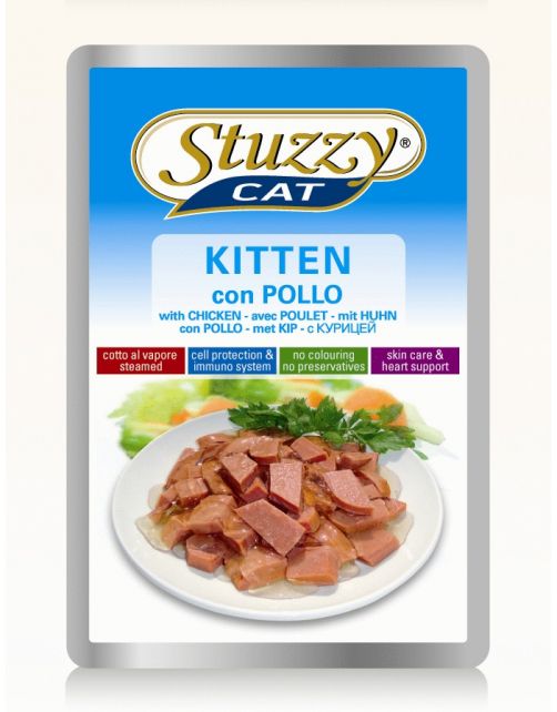 Stuzzy Maaltijdzakjes Kitten - Kattenvoer - Kip 100 g