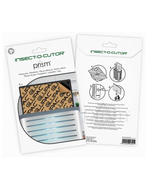 Prism Insect-O-Cutor Lijmplaat (Navulling) - Insectenbestrijding - 6 stuks