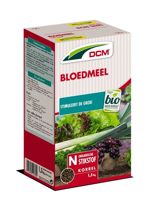 Dcm Bloedmeel Organische Stikstof - Moestuinmeststoffen - 1.5 kg (K)