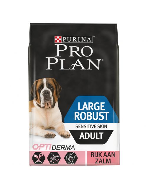 Pro Plan Dog Adult Robuust Sensitive Skin - Hondenvoer - Zalm 14 kg