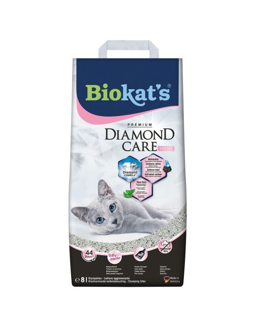 Biokat's Diamond Care Fresh - Kattenbakvulling - 8 l