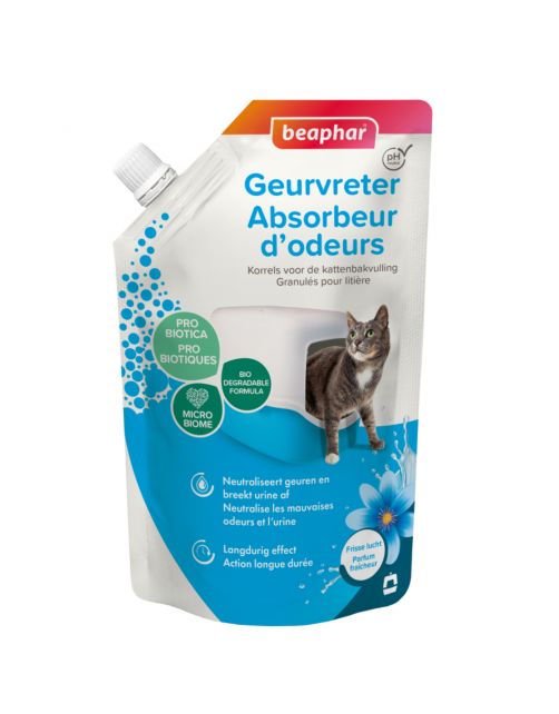 Beaphar Geurvreter - Kattenbakreinigingsmiddelen - 400 g