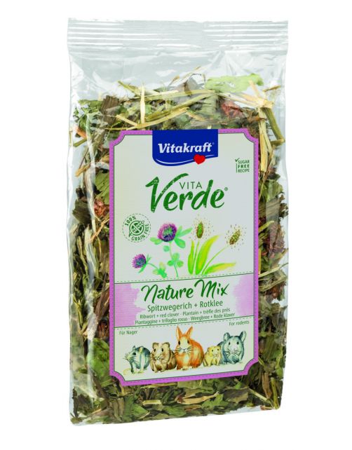 Vitakraft Vita-Verde Weegbree En Klaver - Knaagdiersnack - 70 g