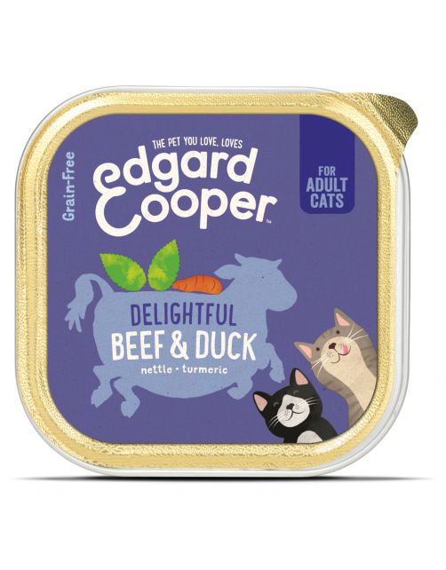 Edgard&Cooper Kuipje Adult 85 g - Kattenvoer