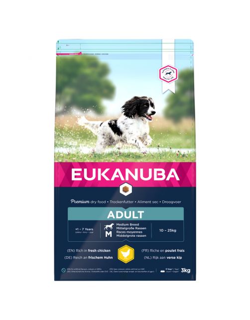 Eukanuba Active Adult Medium Breed Kip - Hondenvoer