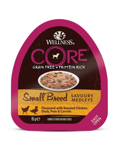 Wellness Core Small Breed Savoury Medleys 85 g - Hondenvoer