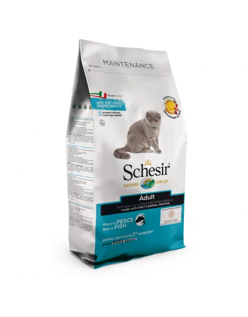 Schesir Cat Dry Maintenance Vis - Kattenvoer