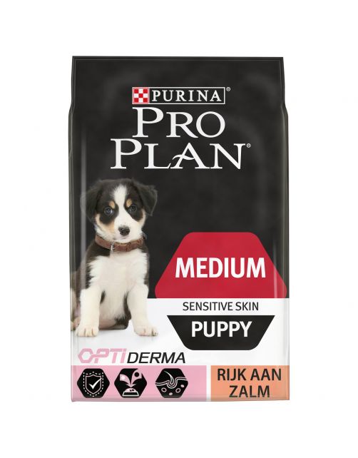 Pro Plan Dog Puppy Medium Breed Sensitive Zalm - Hondenvoer