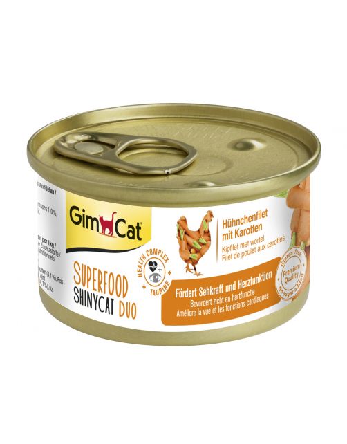 Gimcat Superfood Shinycat Duo 70 g - Kattenvoer