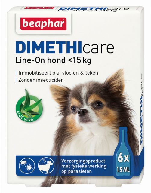 Beaphar Dimethicare Line-On Hond - Anti vlooien en tekenmiddel