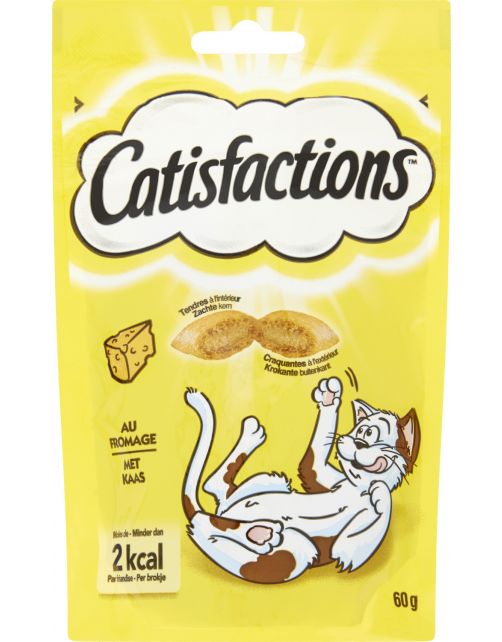 Catisfactions Kattensnoepjes 60 g - Kattensnack