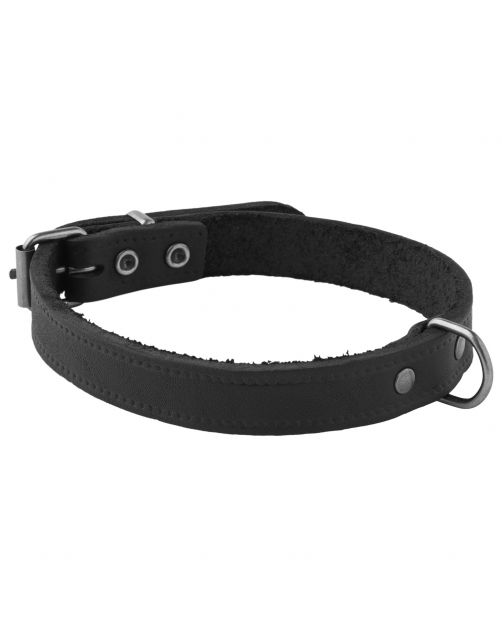 Adori Halsband Vetleder Met Print Zwart - Hondenhalsband