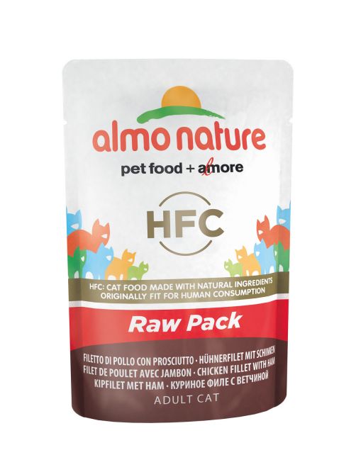 Almo Nature Cat Raw Pack Pouch 55 g - Kattenvoer