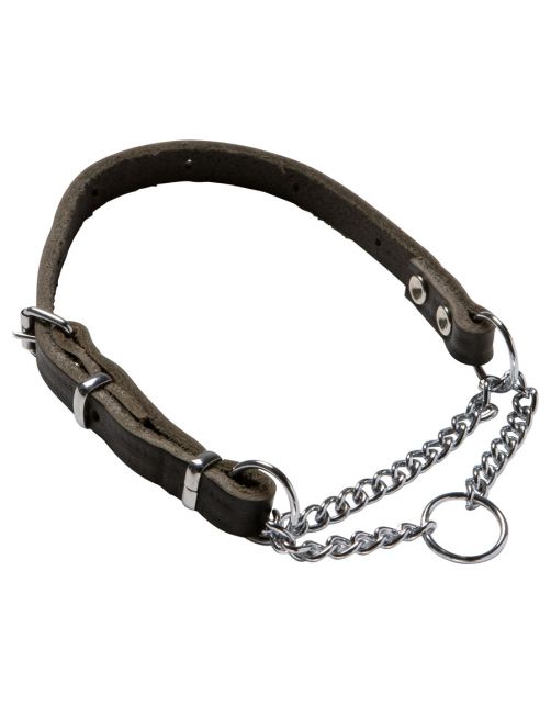 Adori Slipketting Halsband Vario Donkerbruin - Hondenhalsband