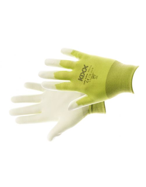 Kixx Tuinhandschoen Color Line Limoengroen - Handschoenen