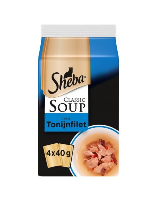 Sheba Classic Soup 4x40 g - Kattenvoer