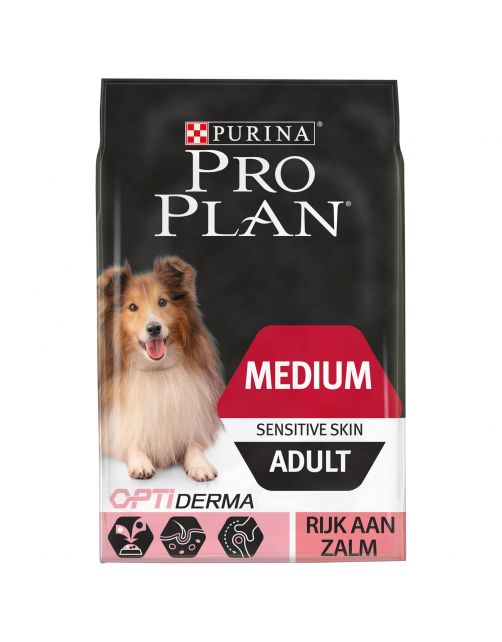 Pro Plan Dog Adult Medium Breed Sensitive Zalm - Hondenvoer