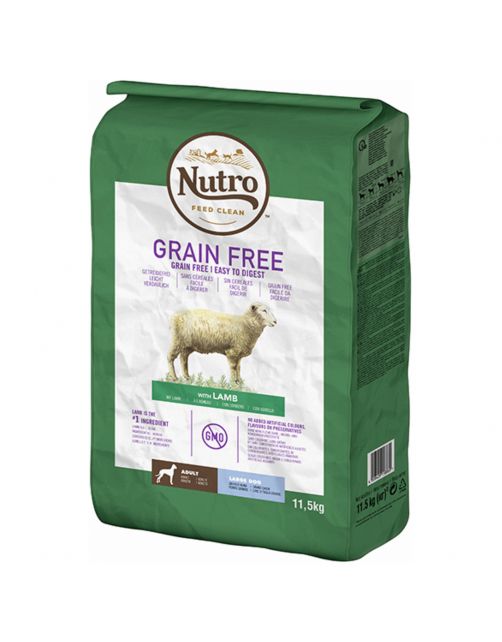 Nutro Adult Grain Free Large Lam - Hondenvoer