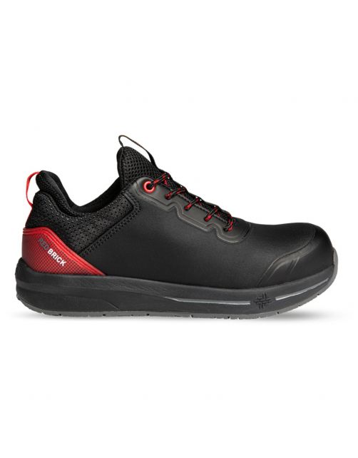 Redbrick Motion Fuse S3 Rood&Zwart - Werkschoenen