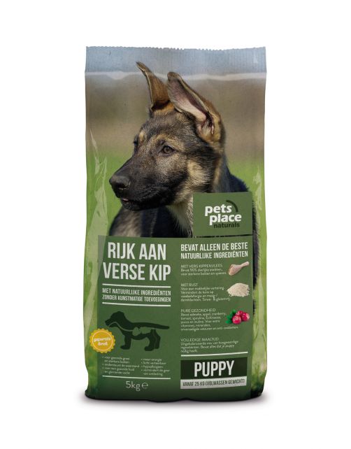 Pets Place Naturals Puppy Large Breed Kip - Hondenvoer