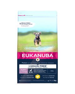 Eukanuba Pup Small Medium Grain Free Kip - Puppy-Hondenvoer