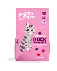 Edgard&Cooper Kitten Eend&Kip - Kattenvoer